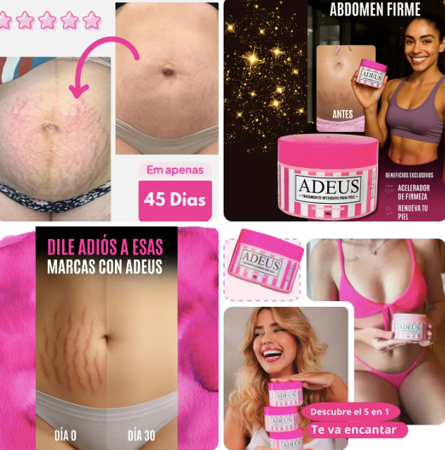 ADEUS Crema Celulitis -Estrías 300ml