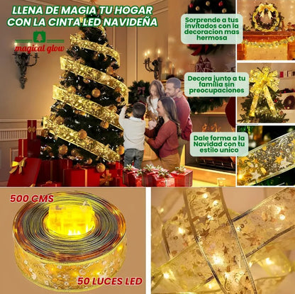 LUZ NAVIDEÑA DE CINTA 4 MTS